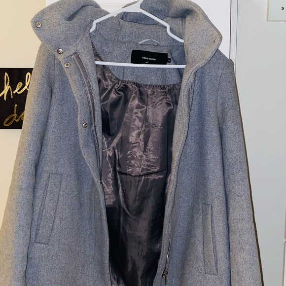 Grey Vero Moda Coat - Picture 1 of 1